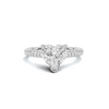 Elegant Heart Pavé Ring