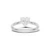 Elegant Heart Pavé Ring