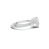 Elegant Heart Pavé Ring