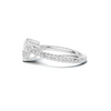 Elegant Heart Pavé Ring