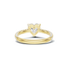 Elegant Heart Pavé Ring