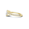 Elegant Heart Pavé Ring