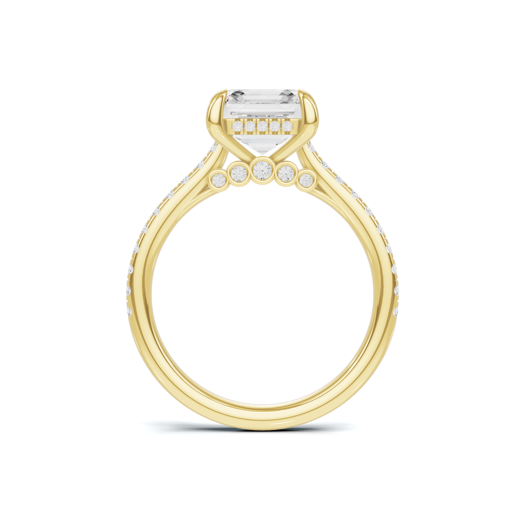 Pavilion Accented Ring