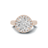 Sparkling Pavé Halo Ring