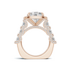 Sparkling Pavé Halo Ring