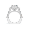 Sparkling Pavé Halo Ring
