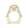 Sparkling Pavé Halo Ring