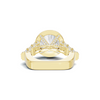 Sparkling Pavé Halo Ring