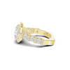 Sparkling Pavé Halo Ring