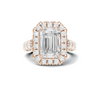 Ornate Halo Statement Ring
