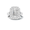 Ornate Halo Statement Ring