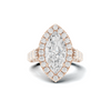 Luxe Marquise Halo Statement Ring