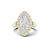 Luxe Marquise Halo Statement Ring