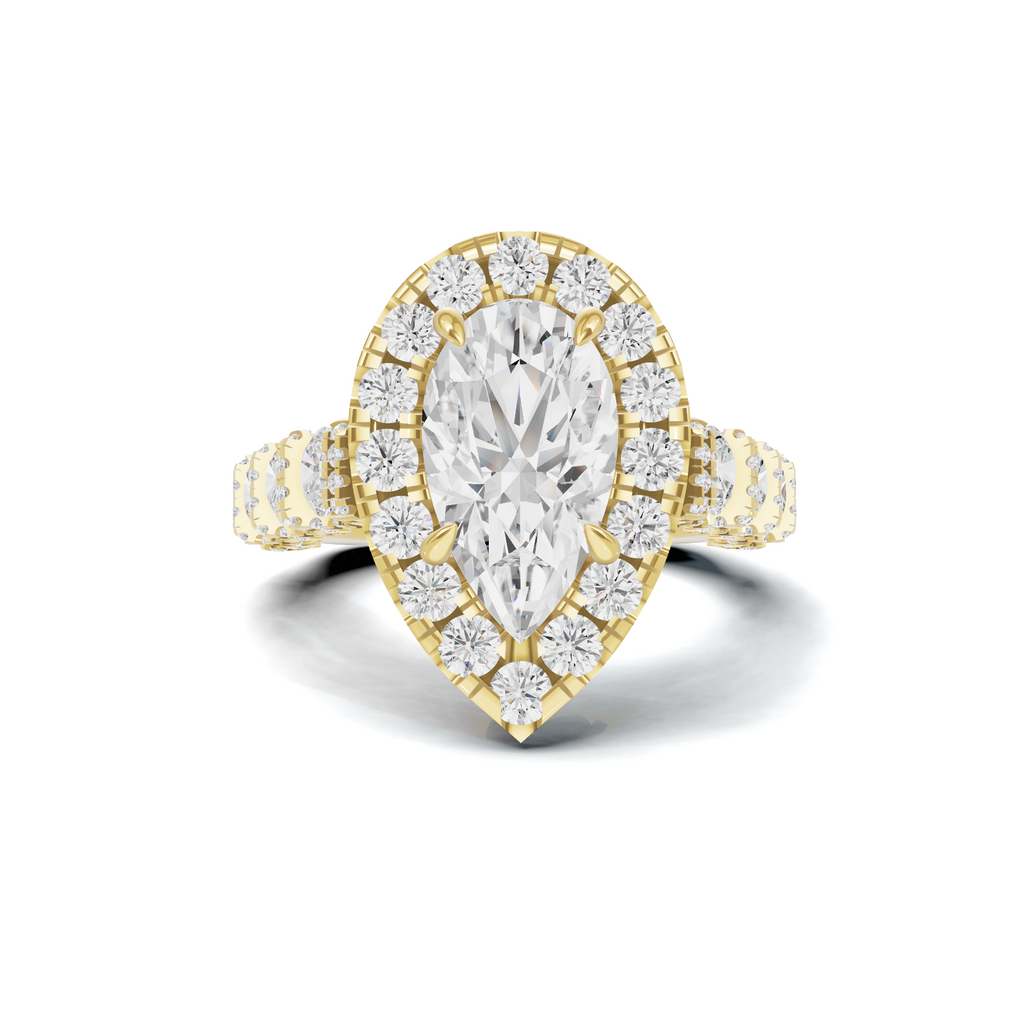Luxe Halo Statement Ring
