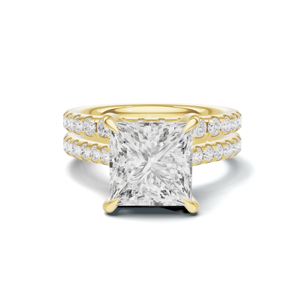 Cut Pave Ring