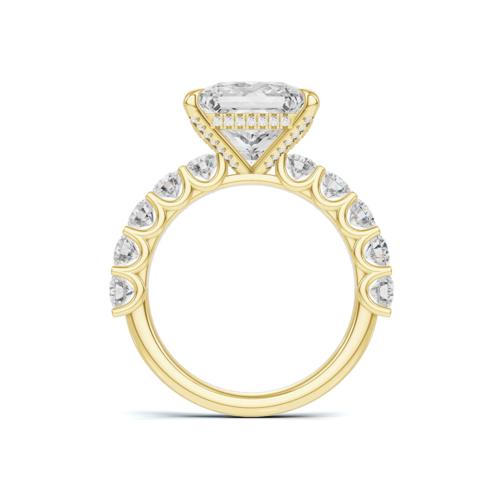 Brilliant Pave Accented Ring
