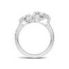 Dual Heart Statement Ring