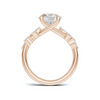 Floral Marquise Accent Ring