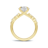 Floral Marquise Accent Ring