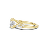 Floral Marquise Accent Ring