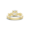 Floral Marquise Accent Ring