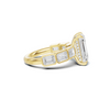 Sophisticated Channel Band Ring