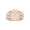 Sleek Stackable Bridal Ring