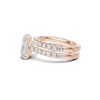 Sleek Stackable Bridal Ring