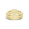 Sleek Stackable Bridal Ring