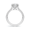 Pavé Cathedral Setting Ring