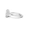 Minimalist Hidden Halo Ring