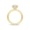 Minimalist Hidden Halo Ring