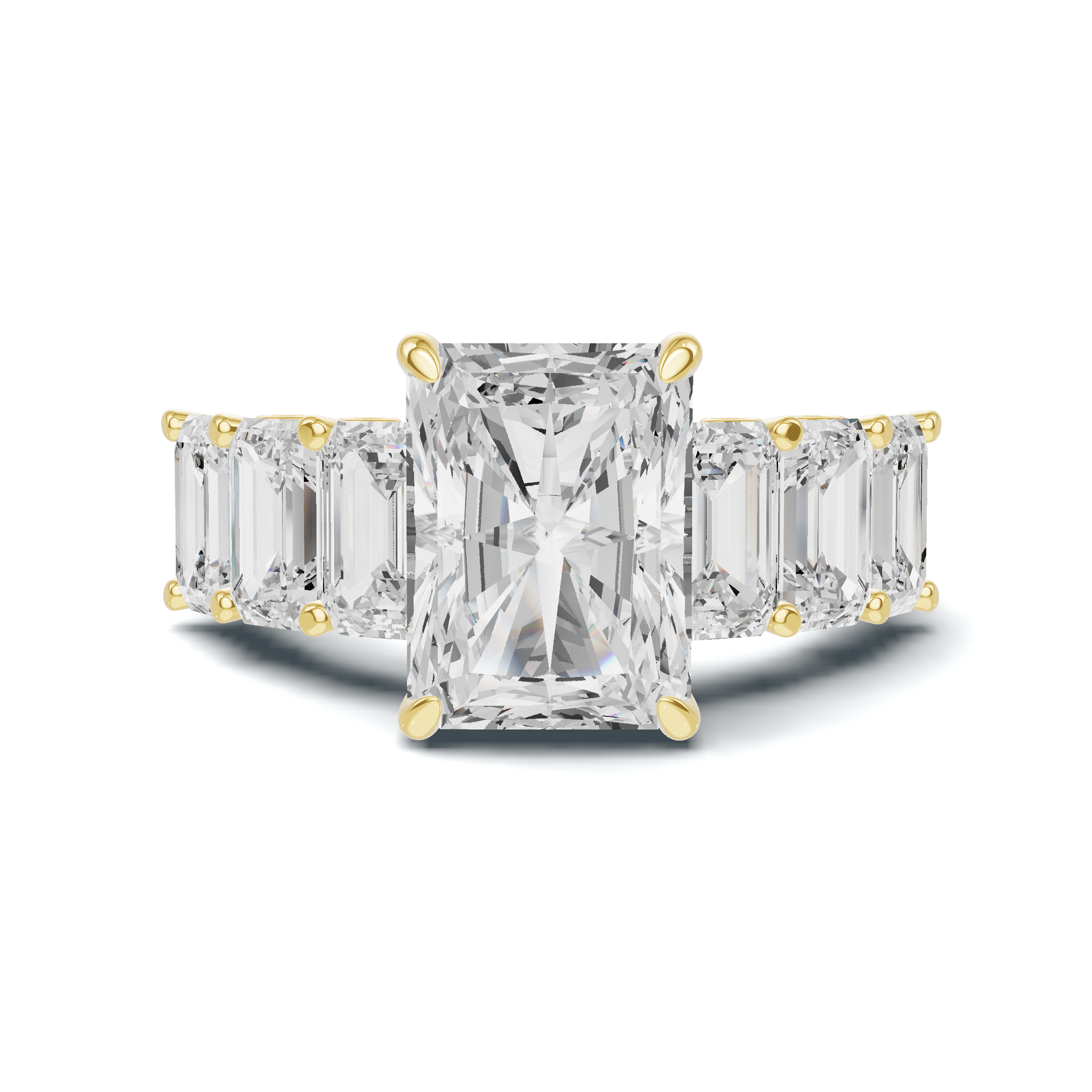 Luxe Seven Stone Statement Ring