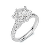 Crisscross Pave Setting Ring