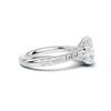 Crisscross Pave Setting Ring