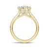 Crisscross Pave Setting Ring