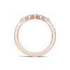 Graduated Scalloped Anniversary Ring