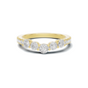 Graduated Scalloped Anniversary Ring