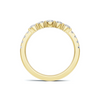 Graduated Scalloped Anniversary Ring
