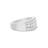 Brilliant Three Row Ring