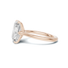 Sculpted Leaf Solitaire Ring