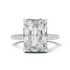 Sculpted Leaf Solitaire Ring