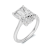 Sculpted Leaf Solitaire Ring