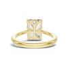 Sculpted Leaf Solitaire Ring