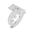 Braided Twisted Stackable Ring