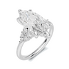 Grand Marquise Cluster Ring