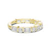 Mixed Geometric Eternity Ring