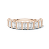 emerald Bar Set Ring