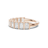 emerald Bar Set Ring