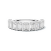 emerald Bar Set Ring